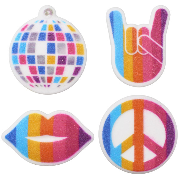 Bright Disco Assortment Dec-Ons® Decorations