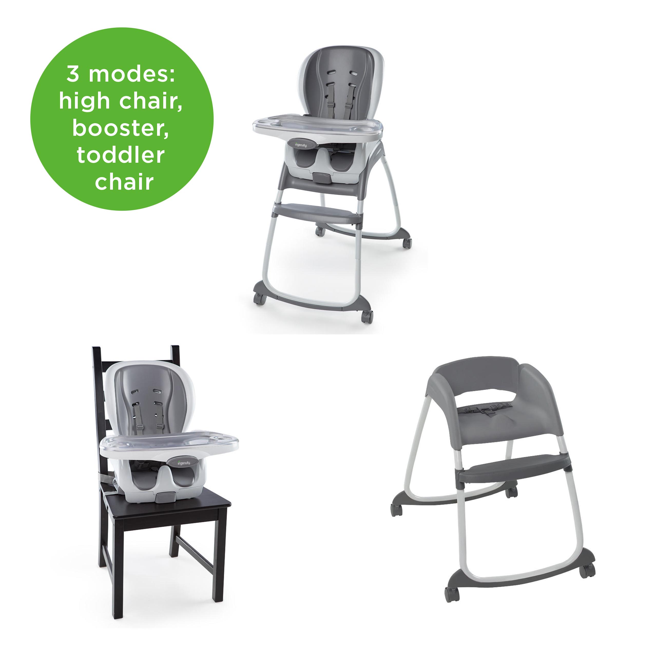 SmartClean™ Trio 3-in-1 High Chair™ - Slate
