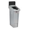 Rubbermaid Commercial, Slim Jim, Paper Slot Insert, Rectangle, Resin, Black, Receptacle Lid