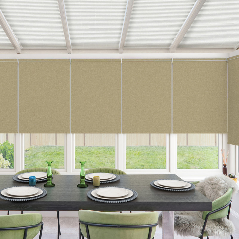Karlina Blackout Gold Roller Blind
