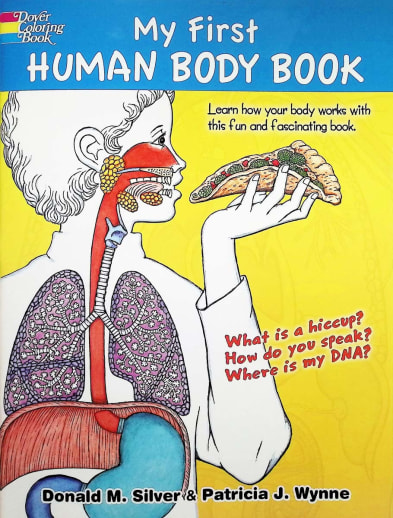 My First Human Body Book Coloring Book
