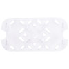 Fourth-size Super Pan® clear low-temperature plastic false bottom