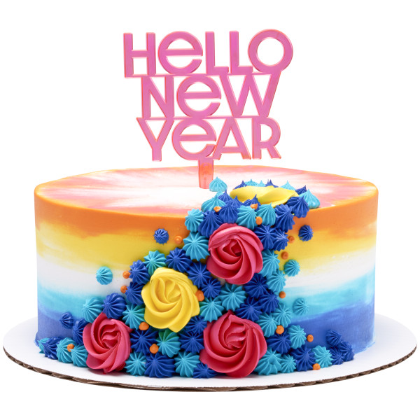 Hello New Year Vertical Layon
