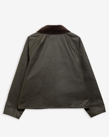 Women's Spey Waxed Jacket Olive-Classic