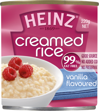 Heinz® Creamed Rice Vanilla Flavour 220g