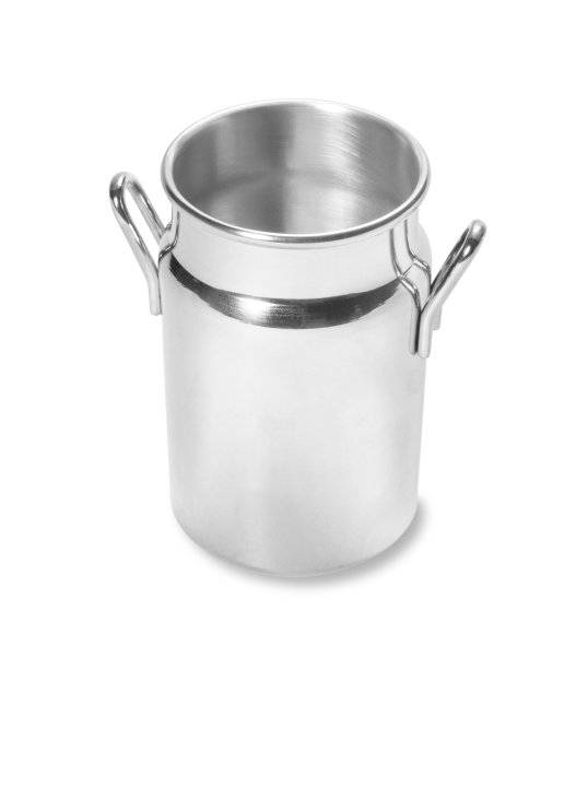 4 9/10-ounce mini stainless steel milk can