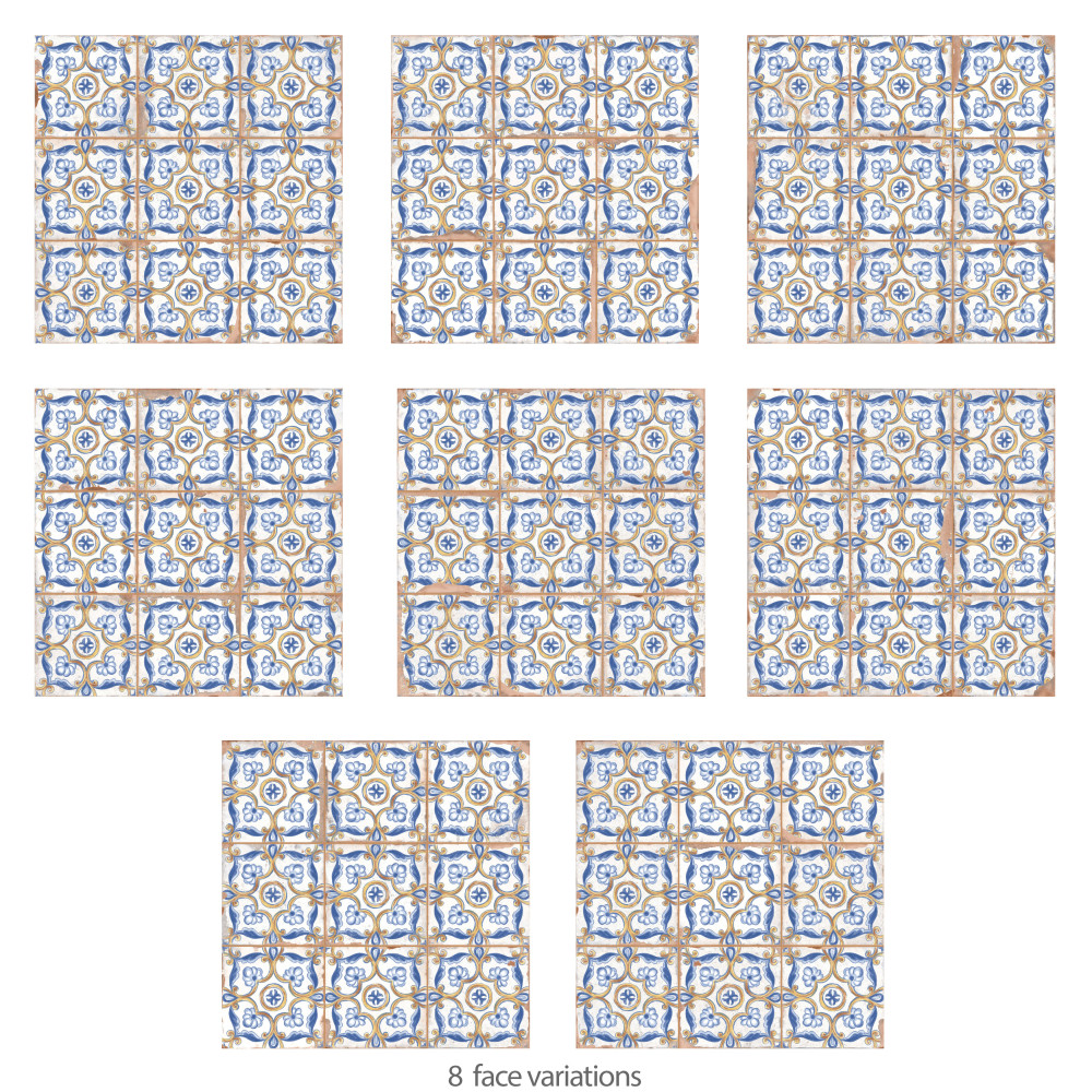 Kings Campania Atrani 13 in. x 13 in. Ceramic Floor and Wall Tile