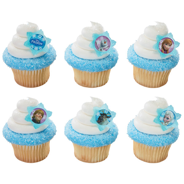 Frozen Adventure Friends Cupcake Rings