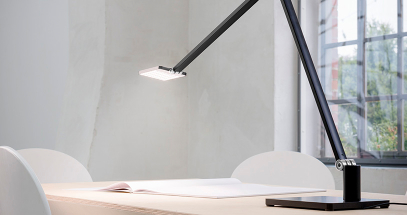 Adjust Novus Attenzia Task lighting right where you need it.