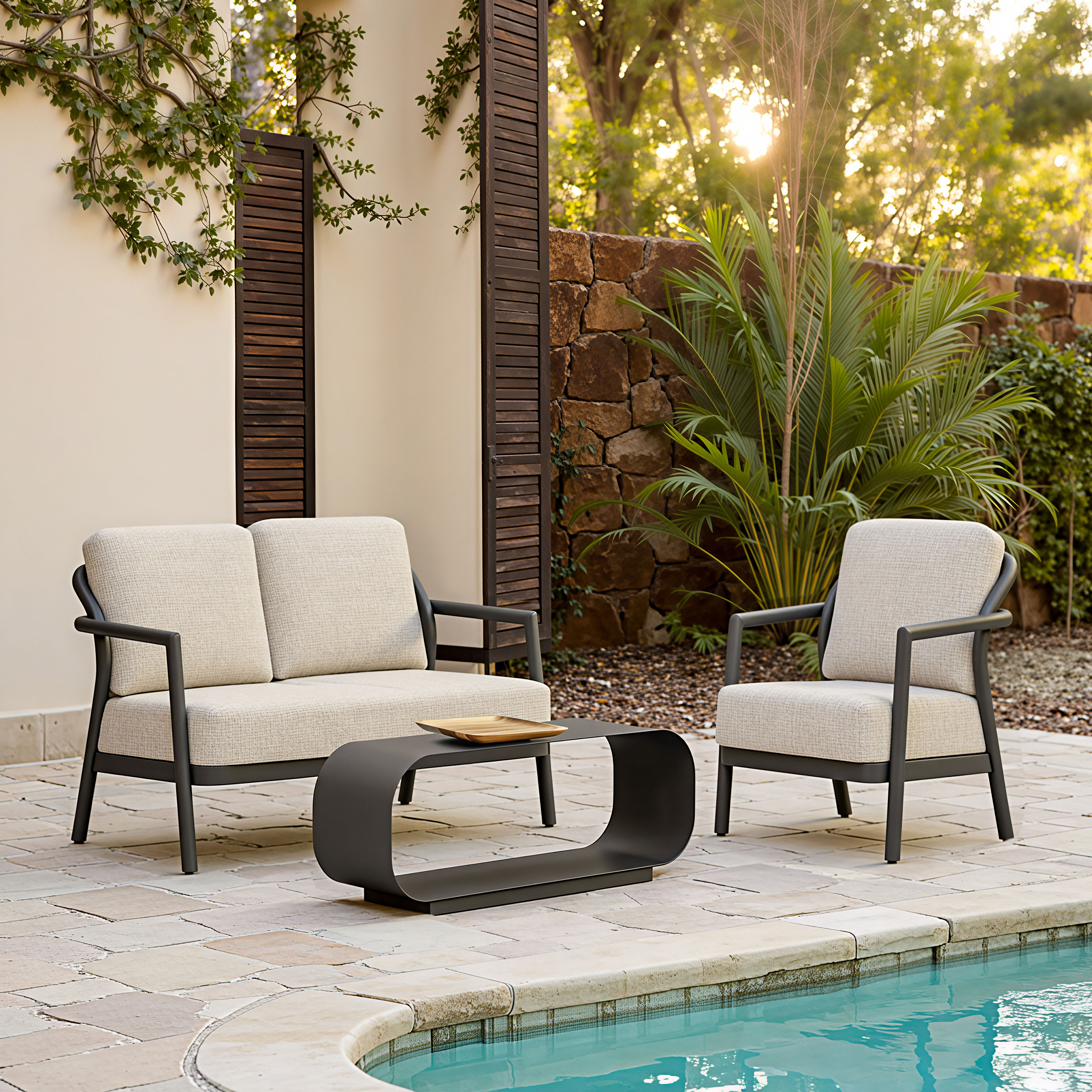 Rein Accent Chair Beige product image
