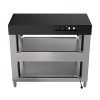 42-inch-wide 208-240-volt 3-pan humidity-controlled hot food display case