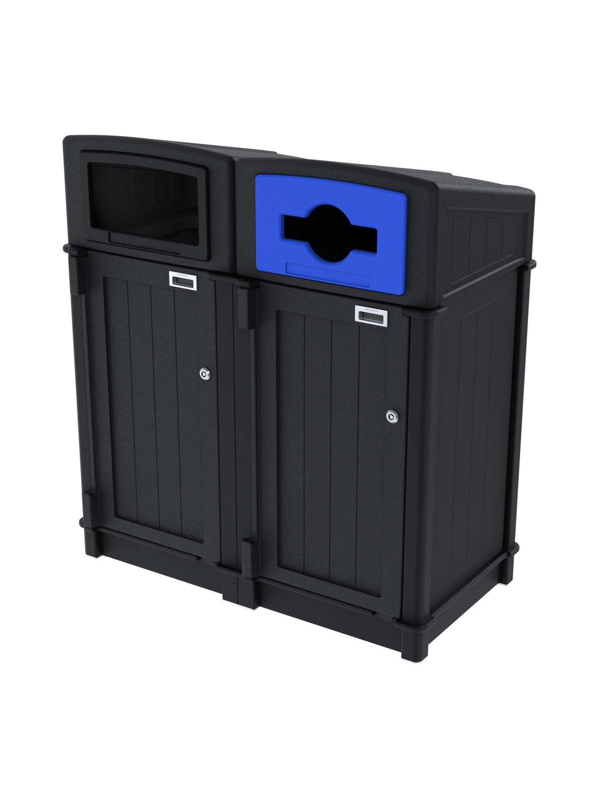 FUSION – Double – Unit – Front Load – Full-Mixed – Black-Blue