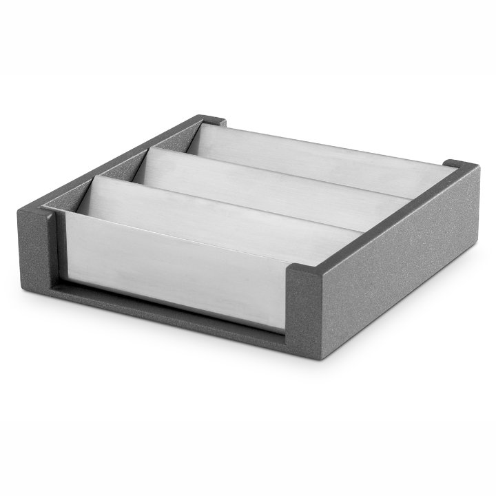 Tea and Sugar Bag Holder, Wood Base