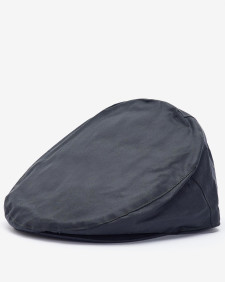 Waxed Flat Cap Classic Navy