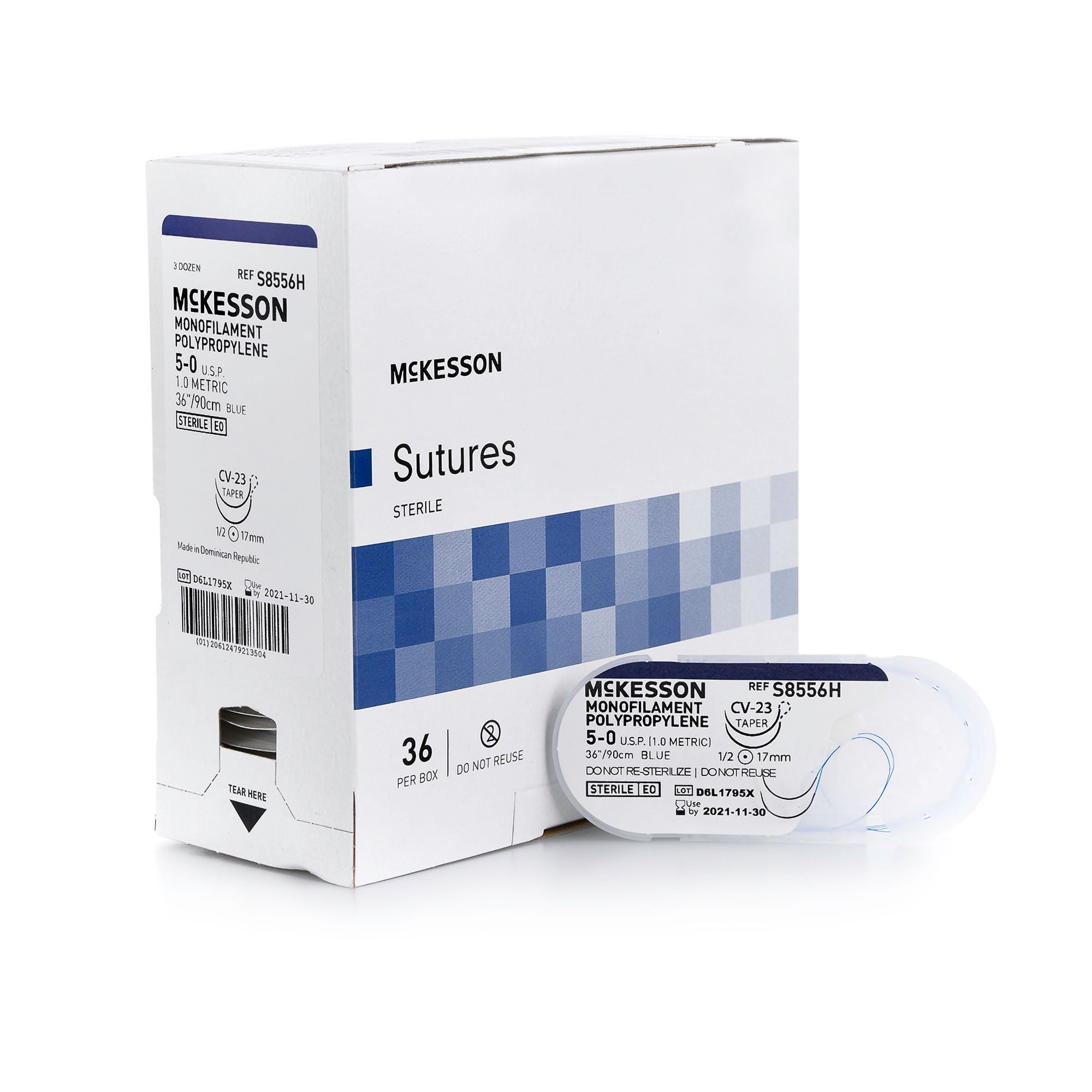 McKesson Suture with CV-23 Needle