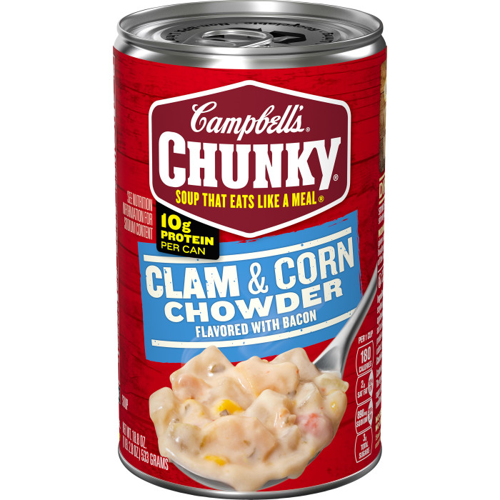Clam & Corn Chowder with Bacon