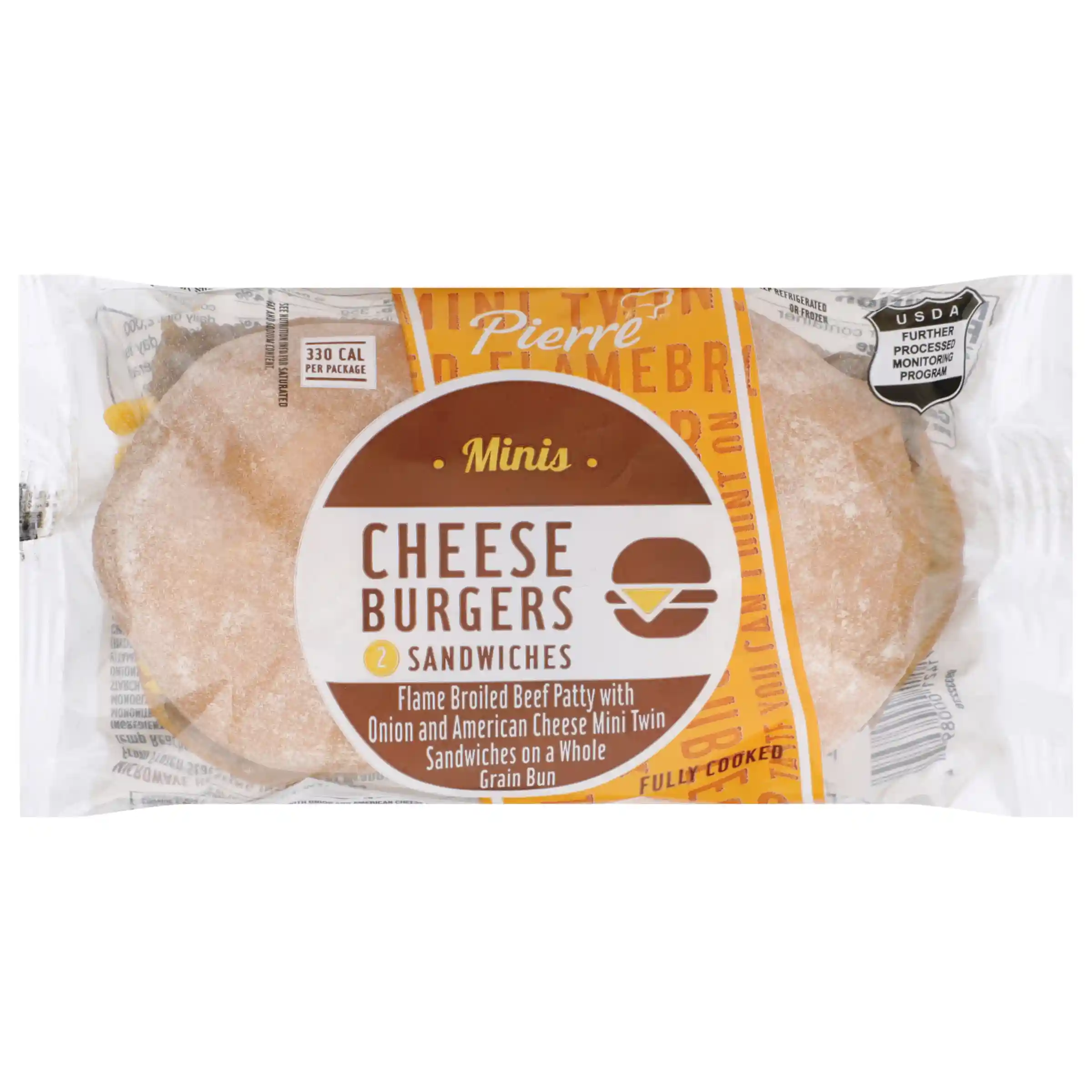 Pierre™ Individually Wrapped Mini Twin Cheeseburgers, 96/4.70 oz._image_3