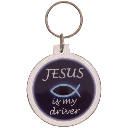 Jesus Is My Driver Key Chain