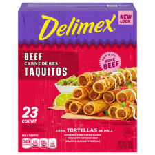 Delimex Beef Corn Taquitos, 23 ct Box