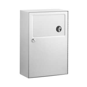 Bobrick, ClassicSeries®, 1.2 gal, Surface-Mounted Sanitary Napkin Disposal, Satin Finish
