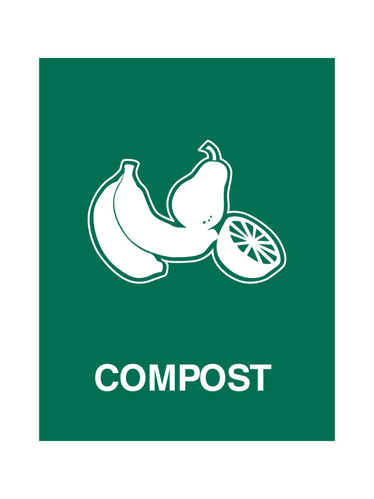 ASPYRE – Sign – Compost – Green
