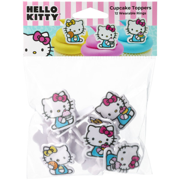 Hello Kitty® and Mimmy Retail Cupcake Rings