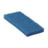 Hillyard, Trident, Medium Duty Utility Pad 102, Rectangular, 4.50"x10", Blue