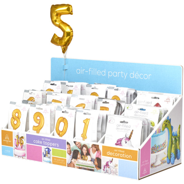 Anagram® Numeral & Tabletop Decoration Counter Retail Display