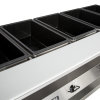 120-volt 2400-watt five-well Servewell® stainless steel hot-food table