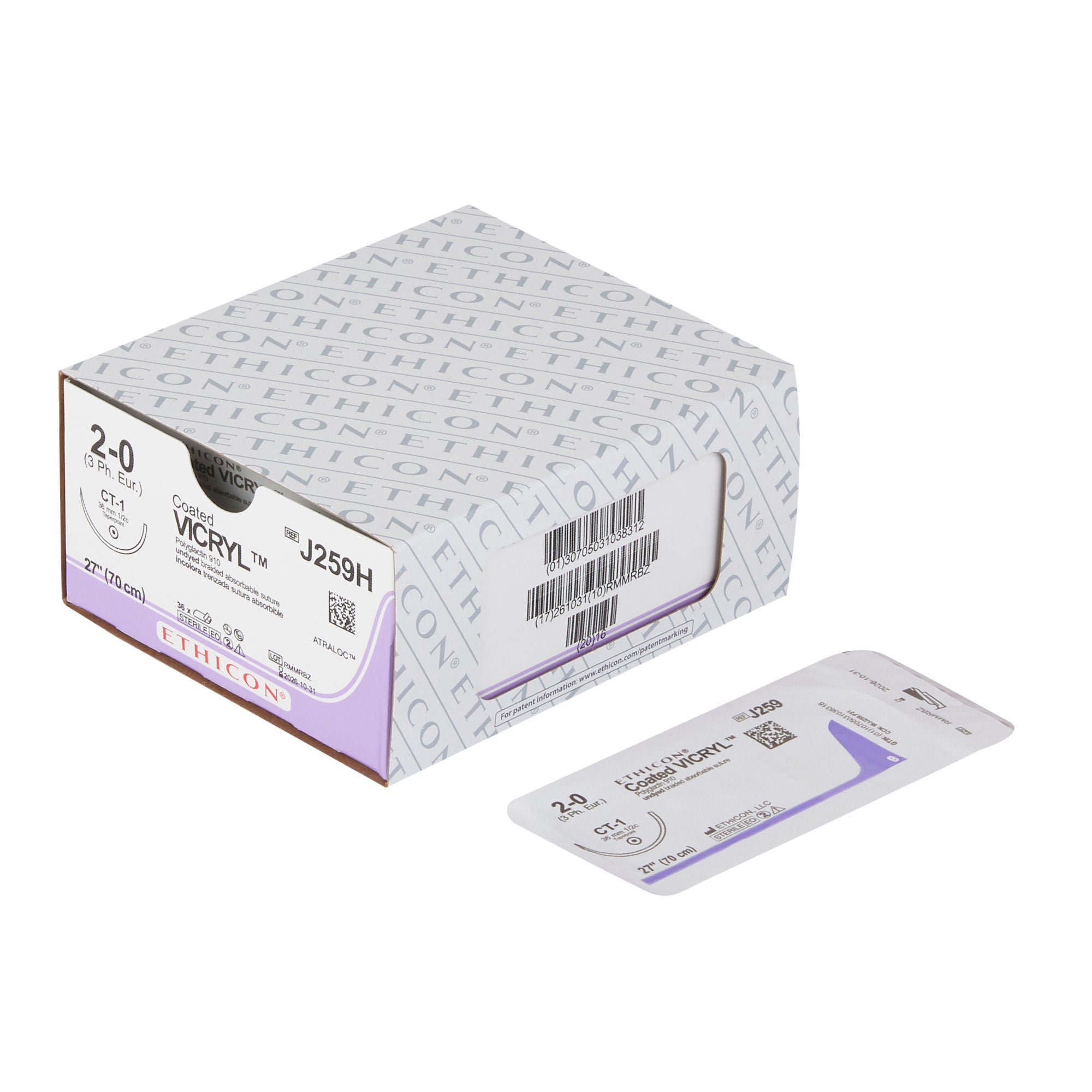 Coated Vicryl™ Suture with Needle