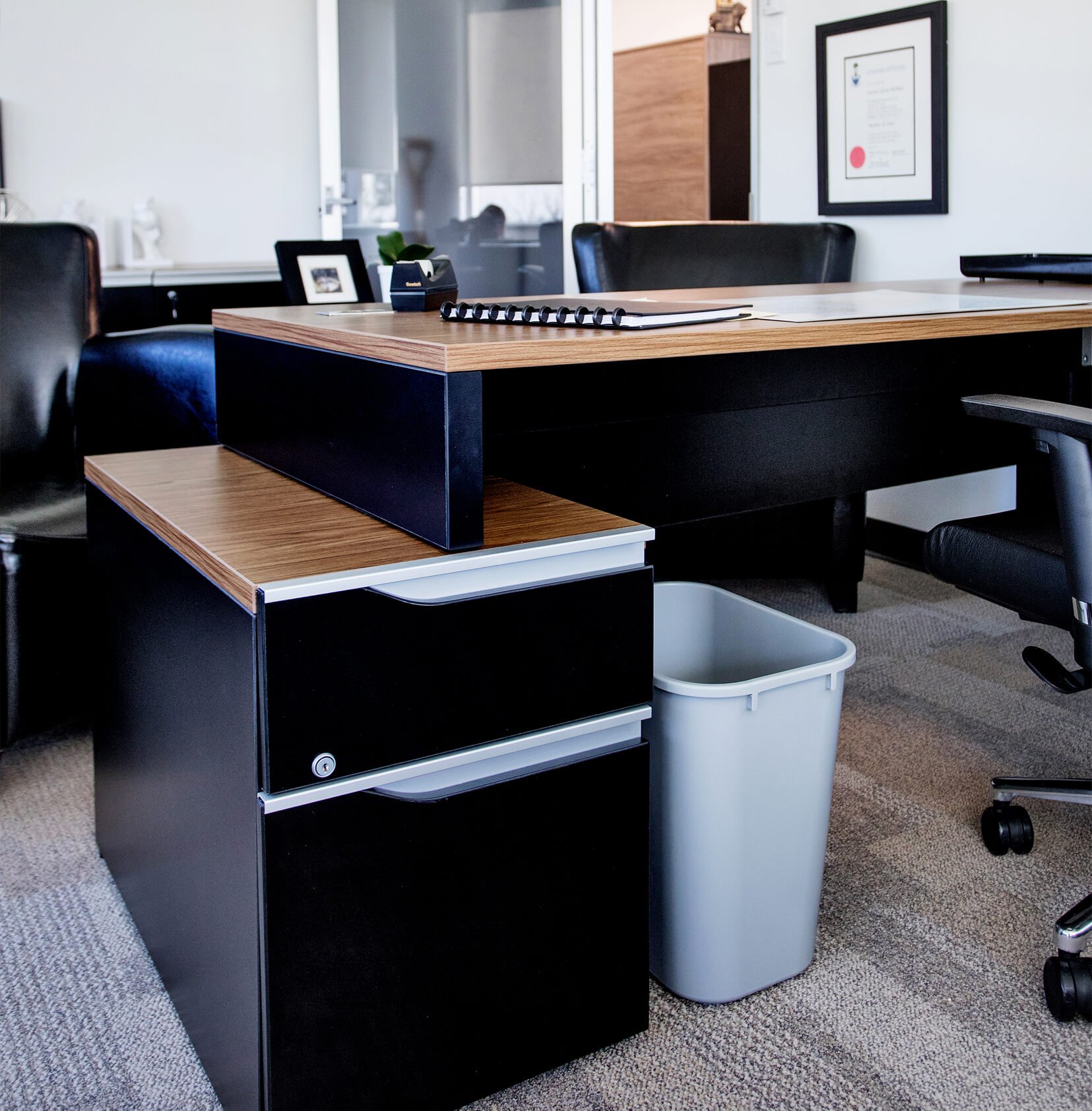 RECYCLING & WASTE BASKET – Body – 28 Q – Mobius Loop – Royal Blue Image 2