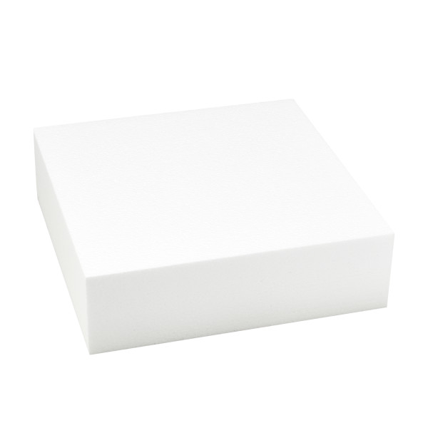 Square Styrofoam 12" x 3.5" Cake Form