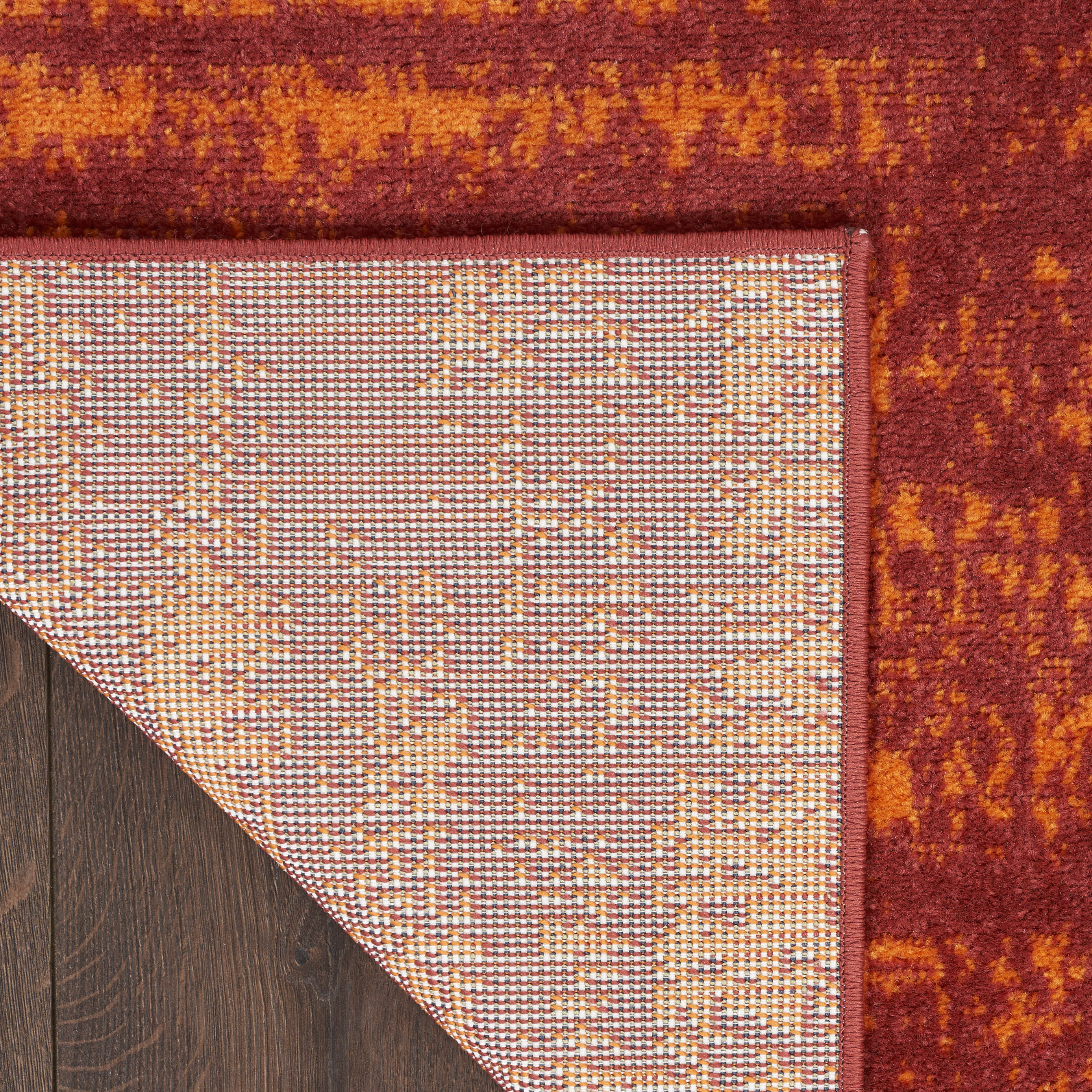Nourison Nourison Essentials 4' x 6' Red Modern Rug