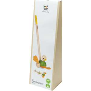 Wooden Push Along Duck Toy
