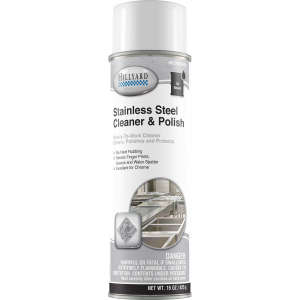 Hillyard, Quick and Clean® Oil-Base Stainless Steel Cleaner & Polish,  15 oz Aerosol Can