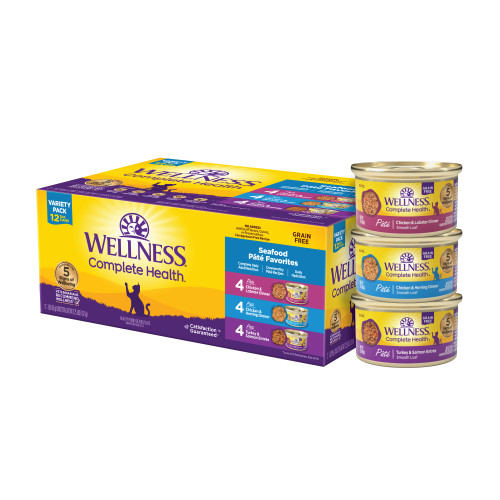Wellness Complete Health Variety Pack Seafood Pate Favorites Variety Pack Product