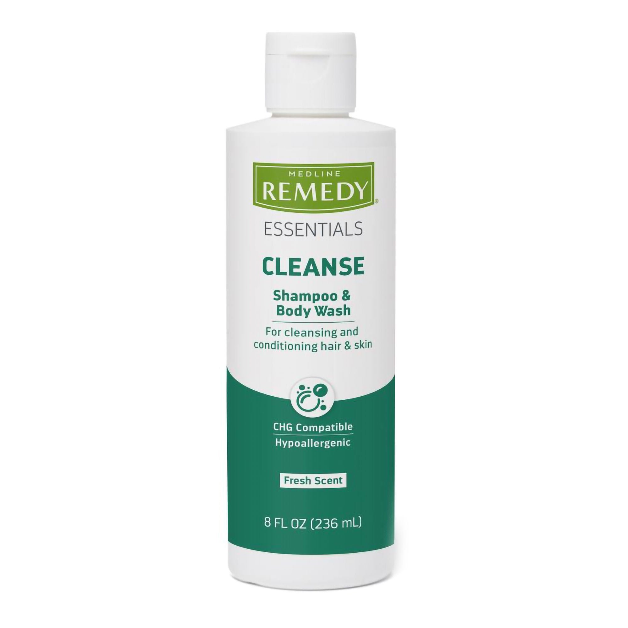 Medline SHAMPOO/BODY WASH, GEL REMEDY ESSENTIALS 8OZ (36/CS)