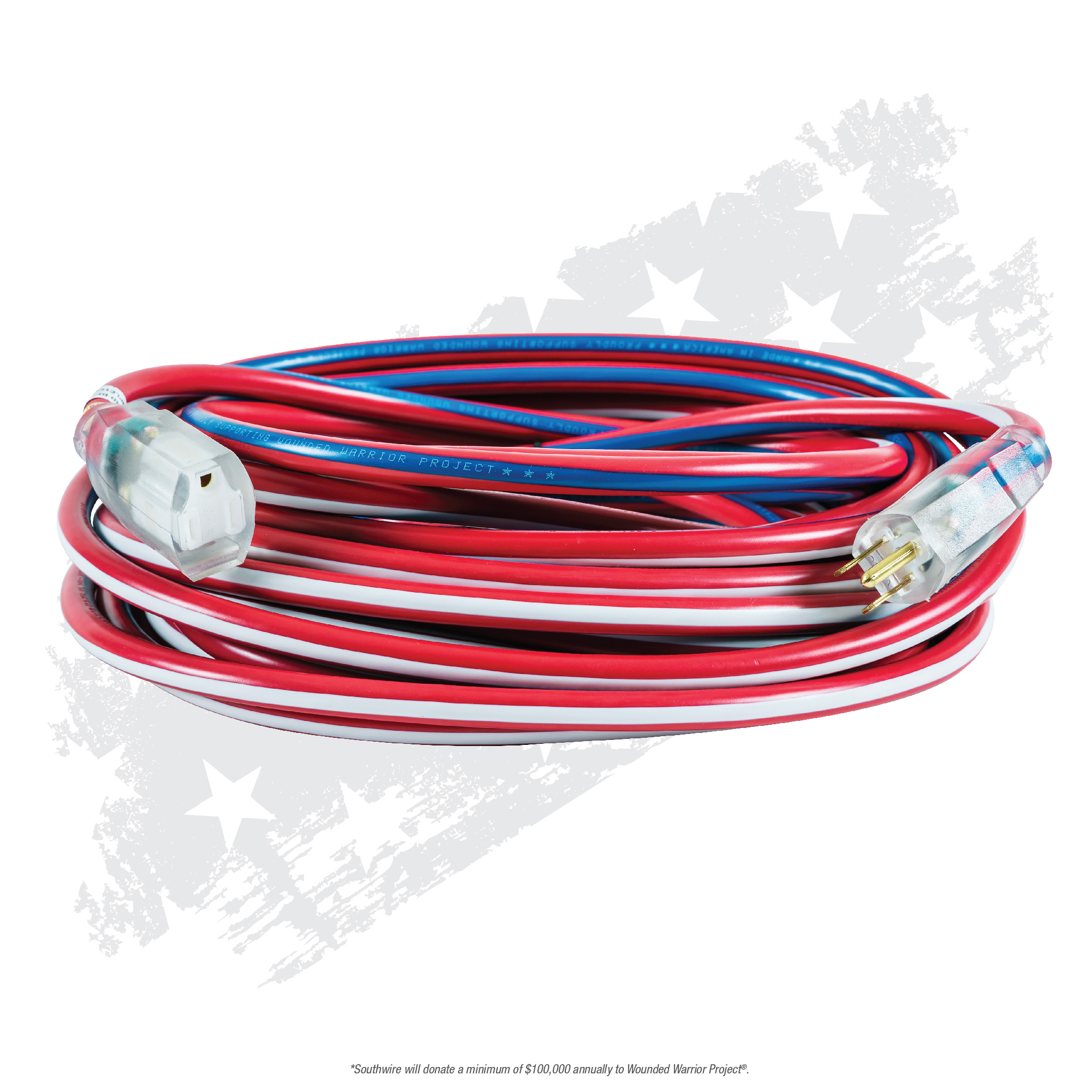 SWC 2548SWUSA1 12/3 SJTW LIGHTED END 50' CORD MADE IN USA