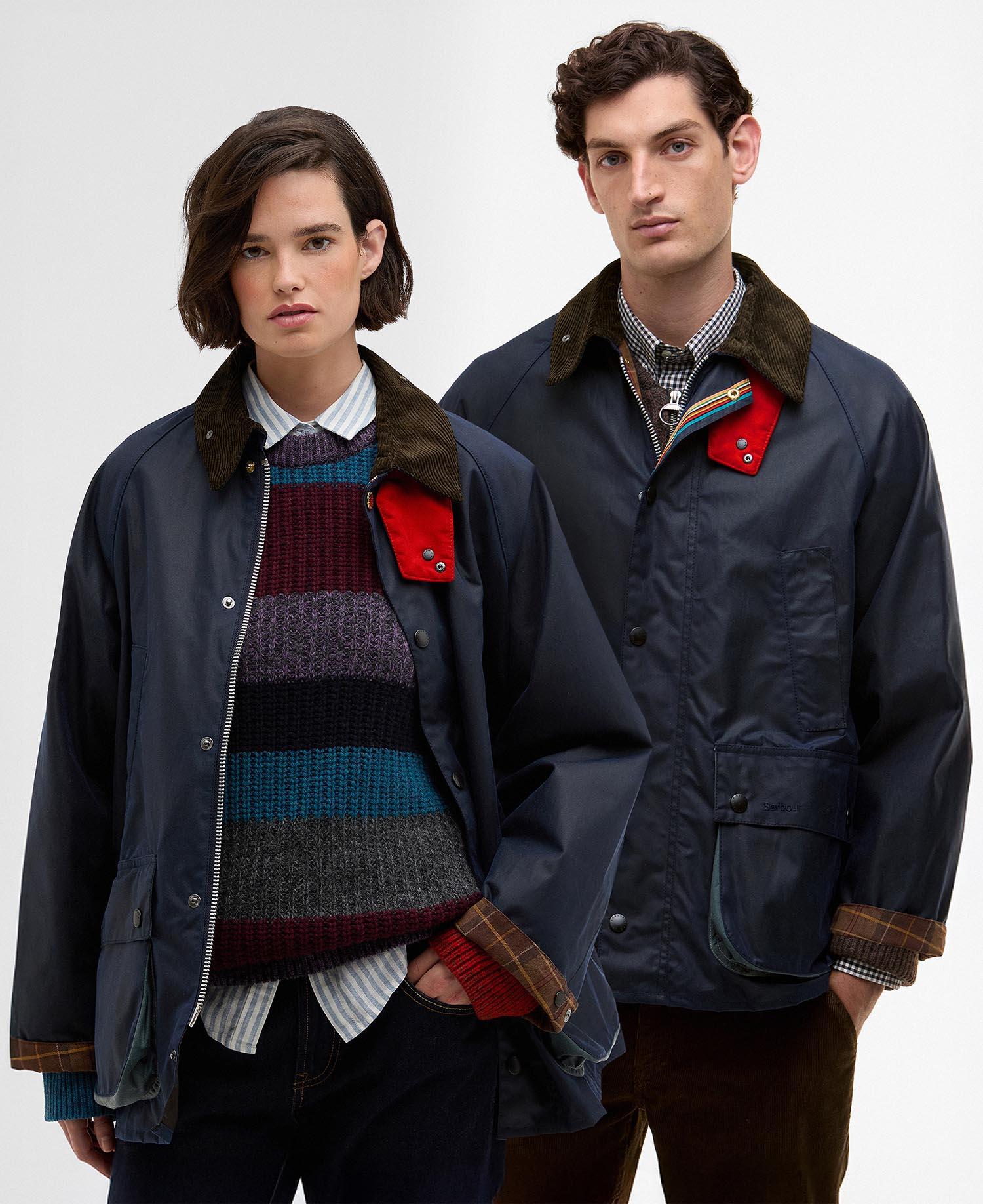 Paul Smith loves Barbour Oversized Bedale Waxed Jacket image number 0