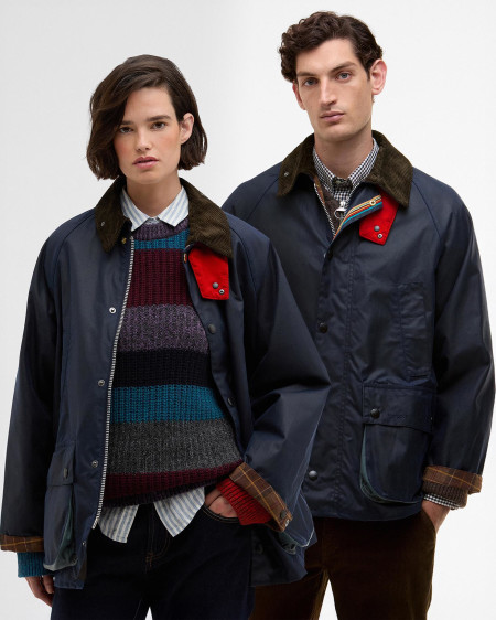 Paul Smith loves Barbour Oversized Bedale Waxed Jacket