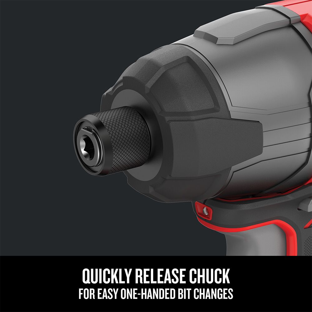 Graphic of CRAFTSMAN Drills: Impact Driver highlighting product features