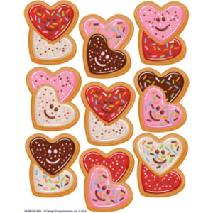 LOVE Valentine's Day Giant Stickers, Pack of 36