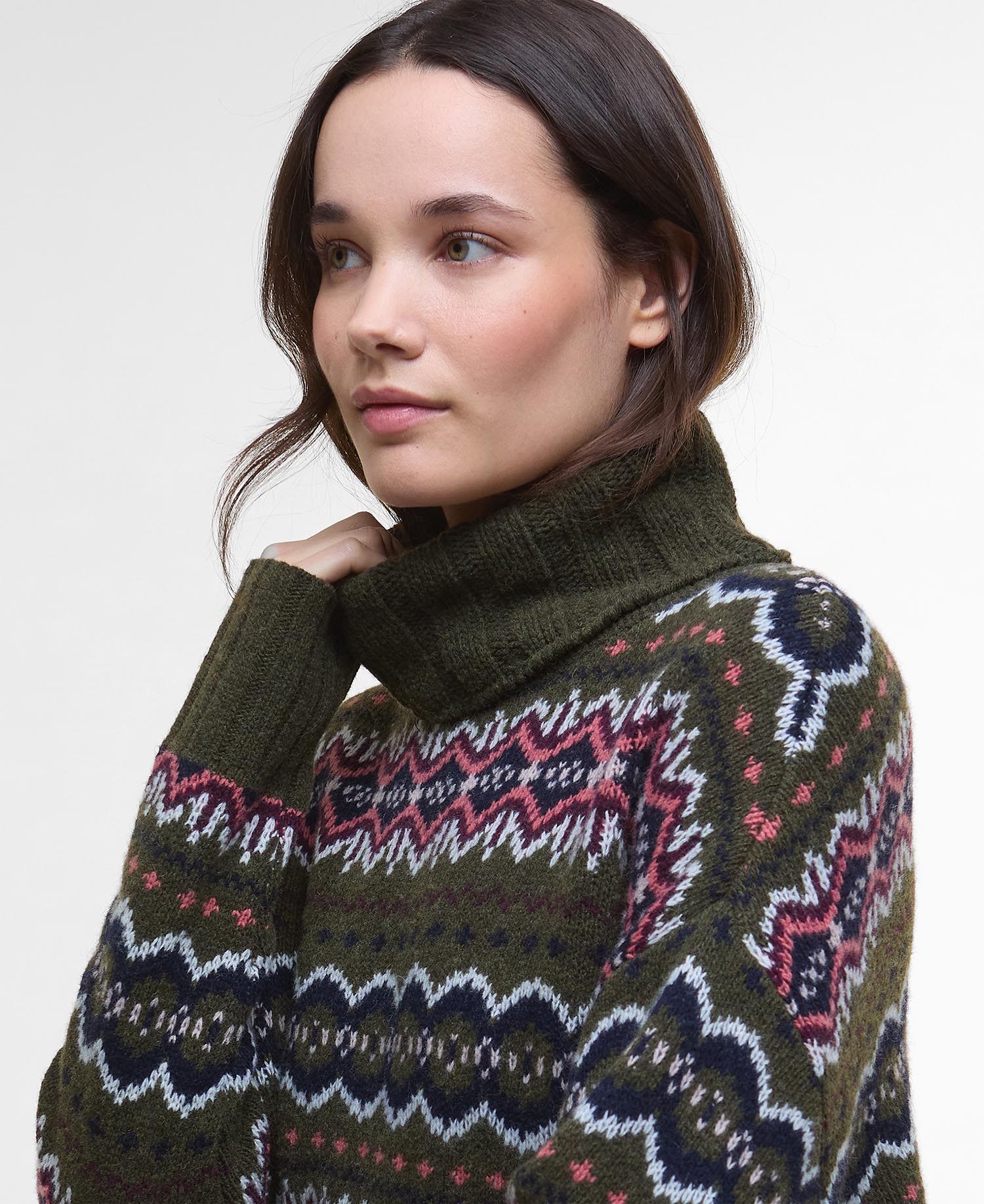 Helen Fair isle Roll-Neck Jumper image number 3