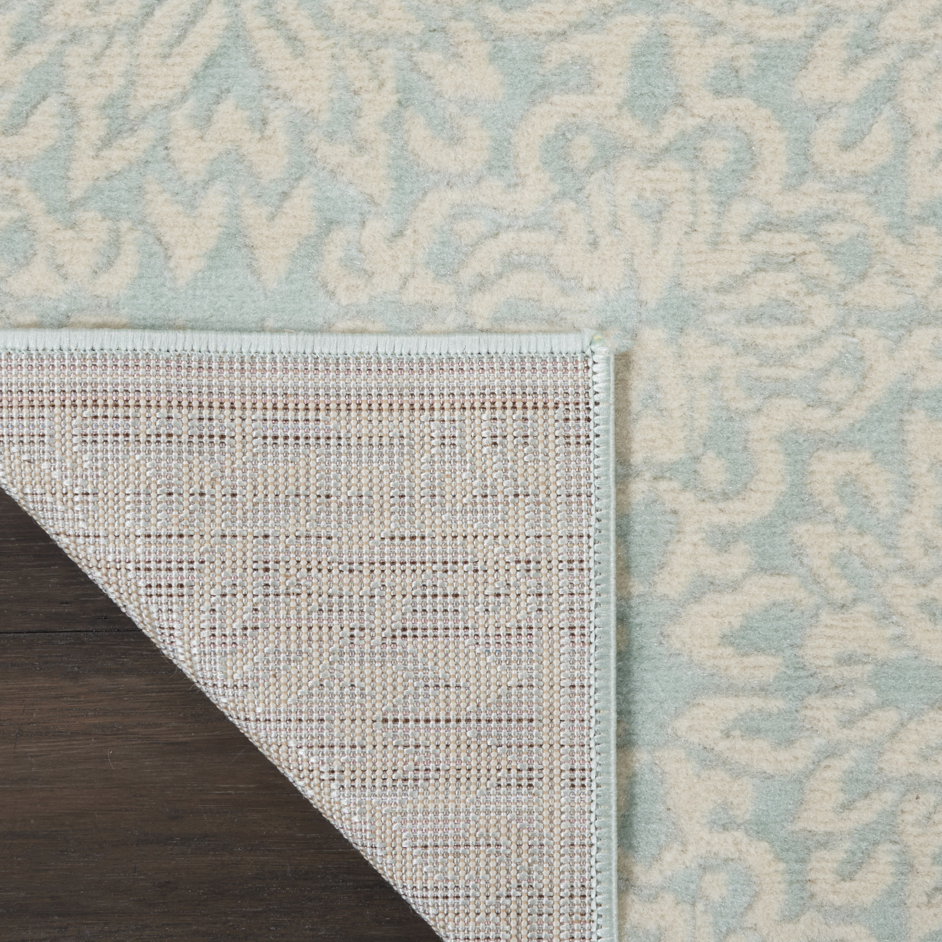 Nourison Jubilant 2' x 4' Ivory Green Farmhouse Indoor Rug