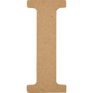 MDF Letter, I, 5 Inch
