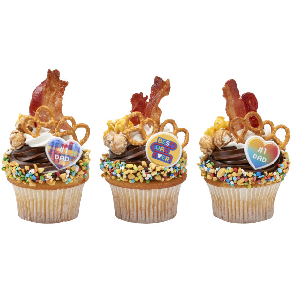 #1 Dad Assortment Cupcake Rings