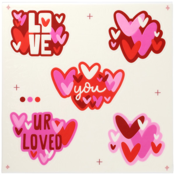 You Are Loved Assortment Medallions Made Simply™ SugarStyle® Edible Decorations