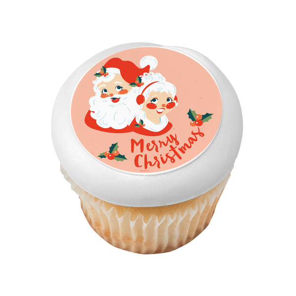 Merry Christmas Santa PhotoCake® Edible Image®