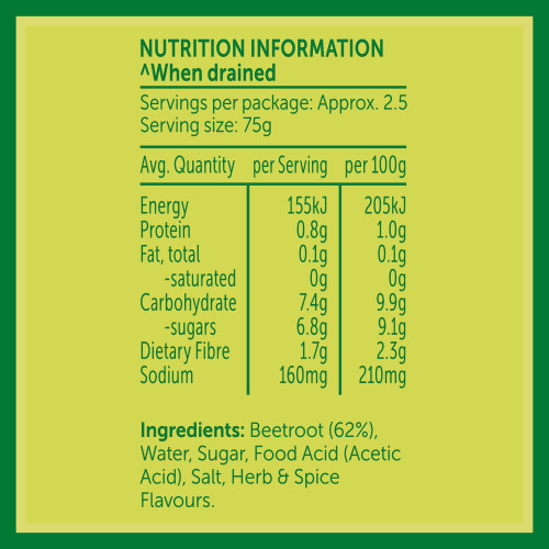  Golden Circle® Sliced Beetroot 450g 