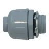 Liquid Tight Connector, Nylon, Straight, Liquid Tight Conduit, Gray, 3/4 in.